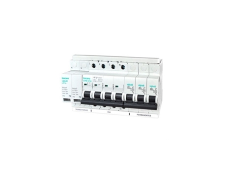 15kA transitório e 400Vac permanente com Iga 4x32A Toscano