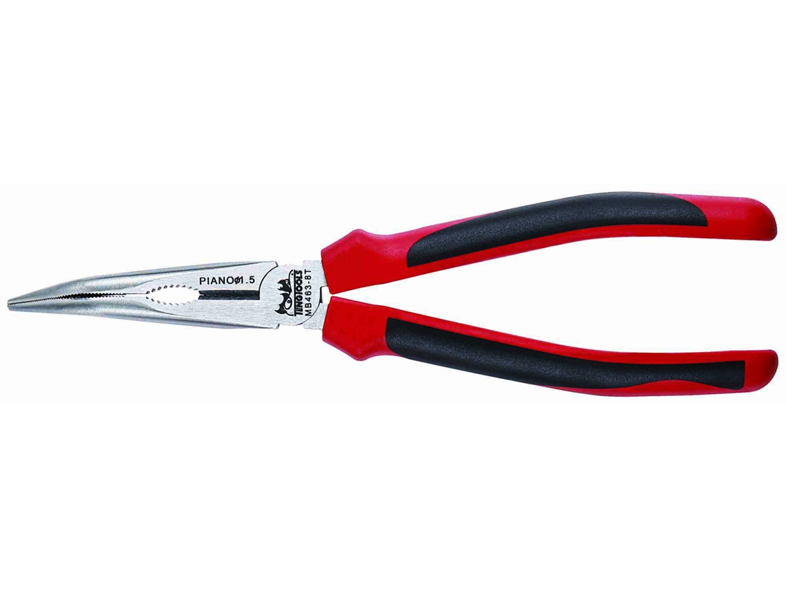 109790105 Alicate Boca Semi Redonda Curva Mb463 8t 200mm Tengtools