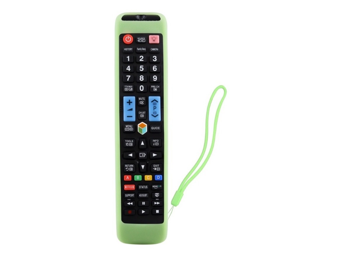 Controle Compatível Con Samsung Smart Tv Pantalla Funda Cor Verdevayotoy