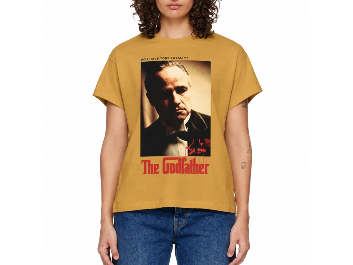 Rockinstone Godfather Movie Loyalty Poster Solid Ginger Adult T-shirt Size:l