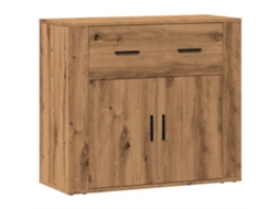 Sideboard, Sideboards Vidaxl Marrom Madeira Processada (n/a)