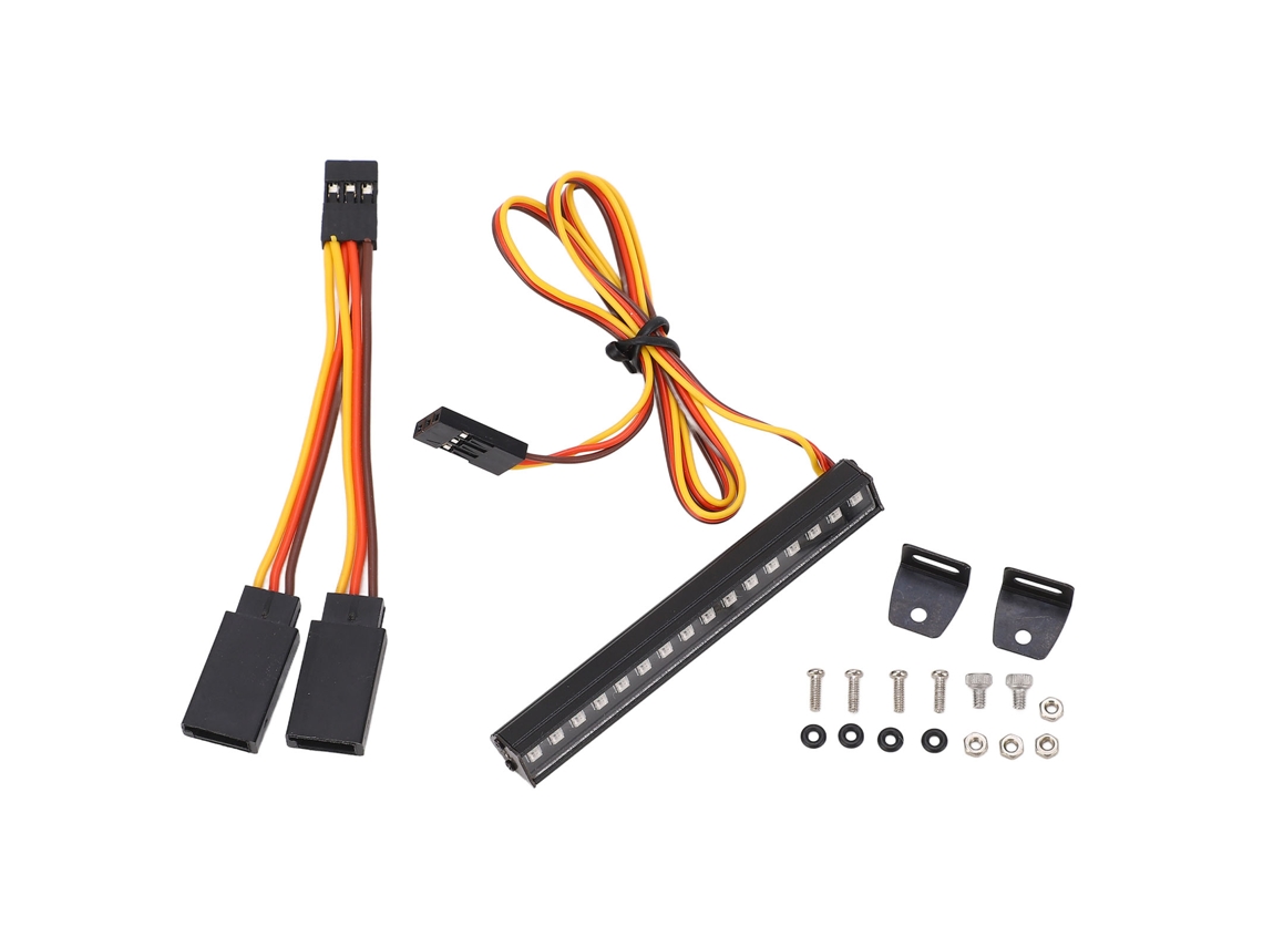 Mali kit de Lâmpada Led para Teto de Rc 16led Rgb com Modos Múltiplos Peças de Upgrade para Carros Rc Traxxas 1/18