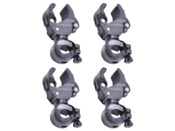 Conjunto De 4 Suportes Para Bengala E Muletas Com Rotação 90/360 Graus, Acessórios Cadeira Rodas, Suporte Bicicleta Scooter.-aquaforge