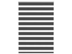 Vidaxl Cortina De Zebra 100x100 Cm Largura Do Tecido 95,9 Cm Poliéster
