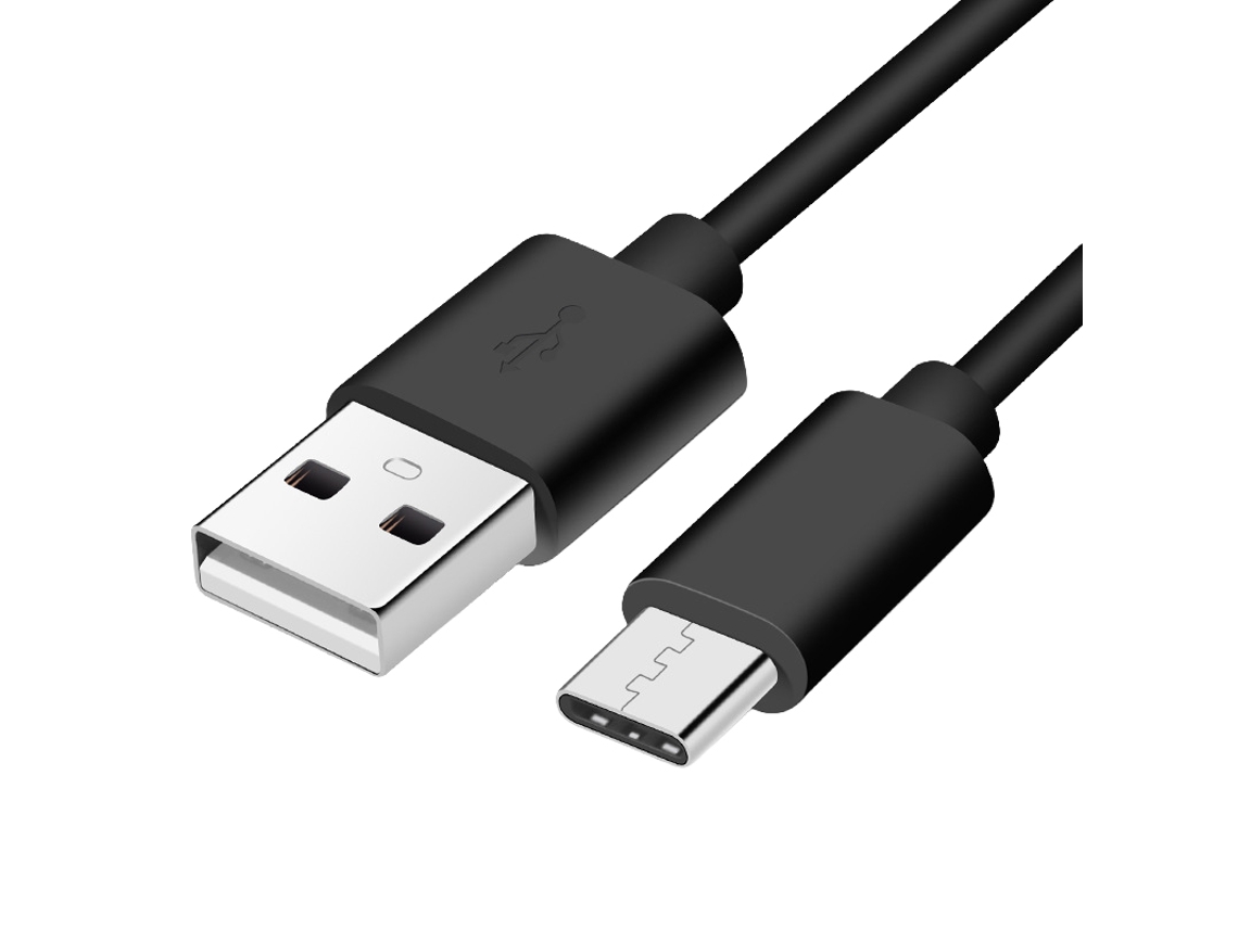 Laxiscreed Carga Rápida Type-c Preto 1m Para Telefones Com Micro Usb 2a E Carregamento Sem Fios