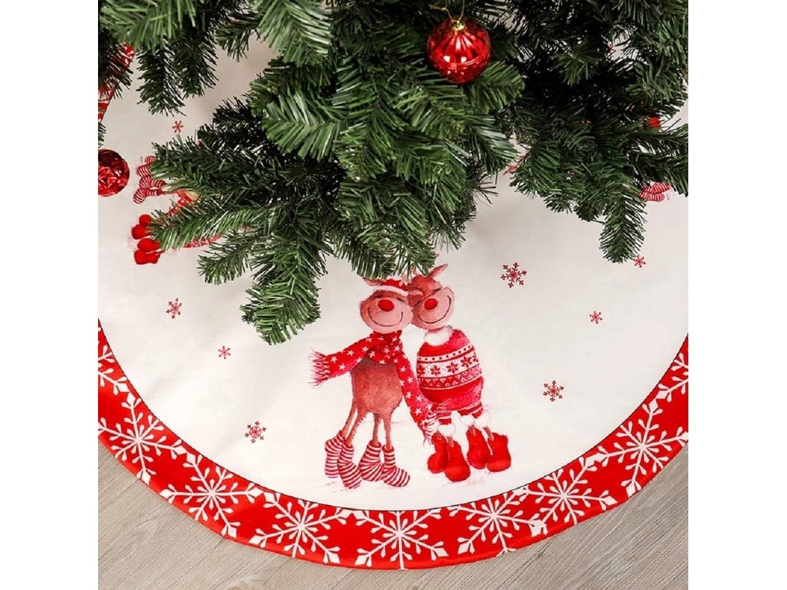 Saia para Árvore de Natal, Tapete Ano Novo , Ergonômico, Uso Diário STELASPLEN (120 Cm)