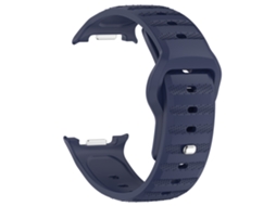 Pulseira De Silicone Macia Para Samsung Watch Ultra 9, Substituição desportiva Azul Escuro Hexinyigjly