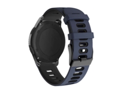 Bracelete Pioneer para Garmin Forerunner 645 Azul Escuro e Preto