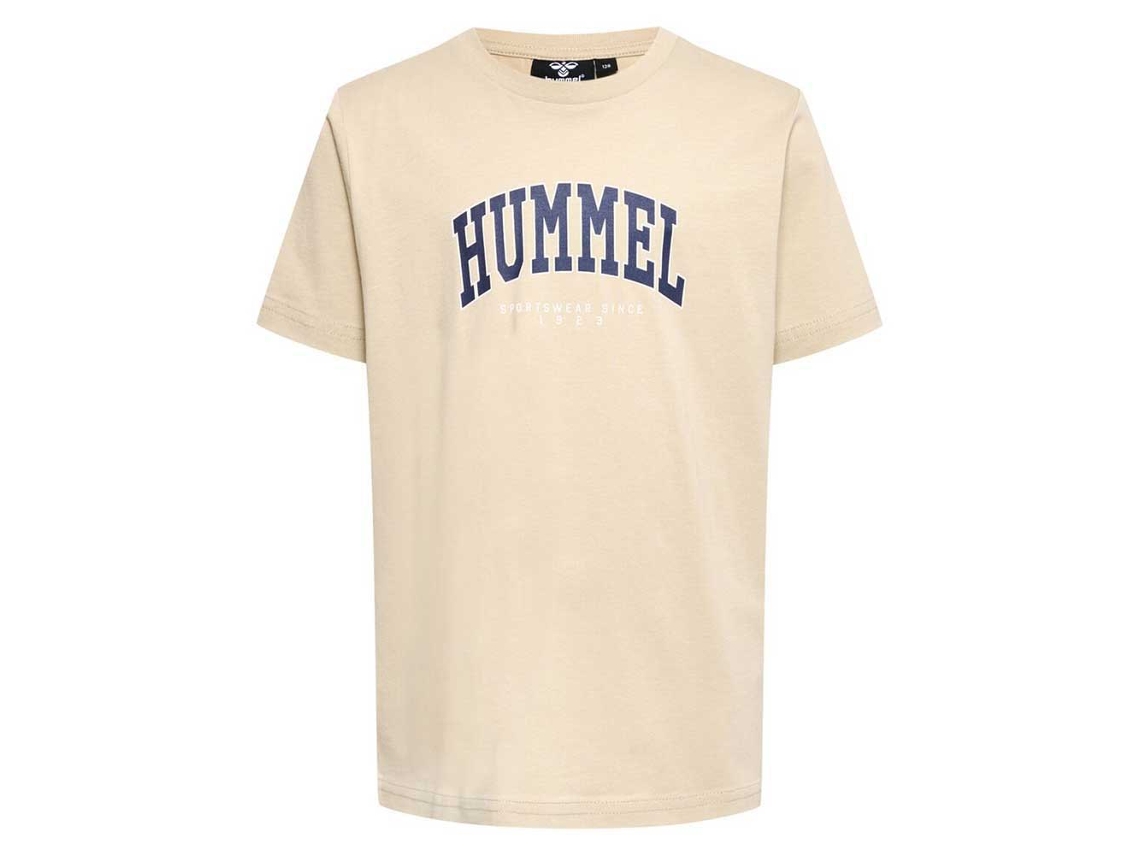 T-shirt HUMMEL Camiseta De Manga Curta Fast Beige 5 Years Rapaz