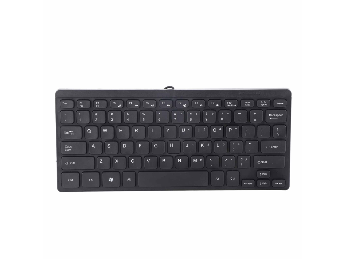 Teclado Multimídia Com Fio Mini Usb À Prova D'água