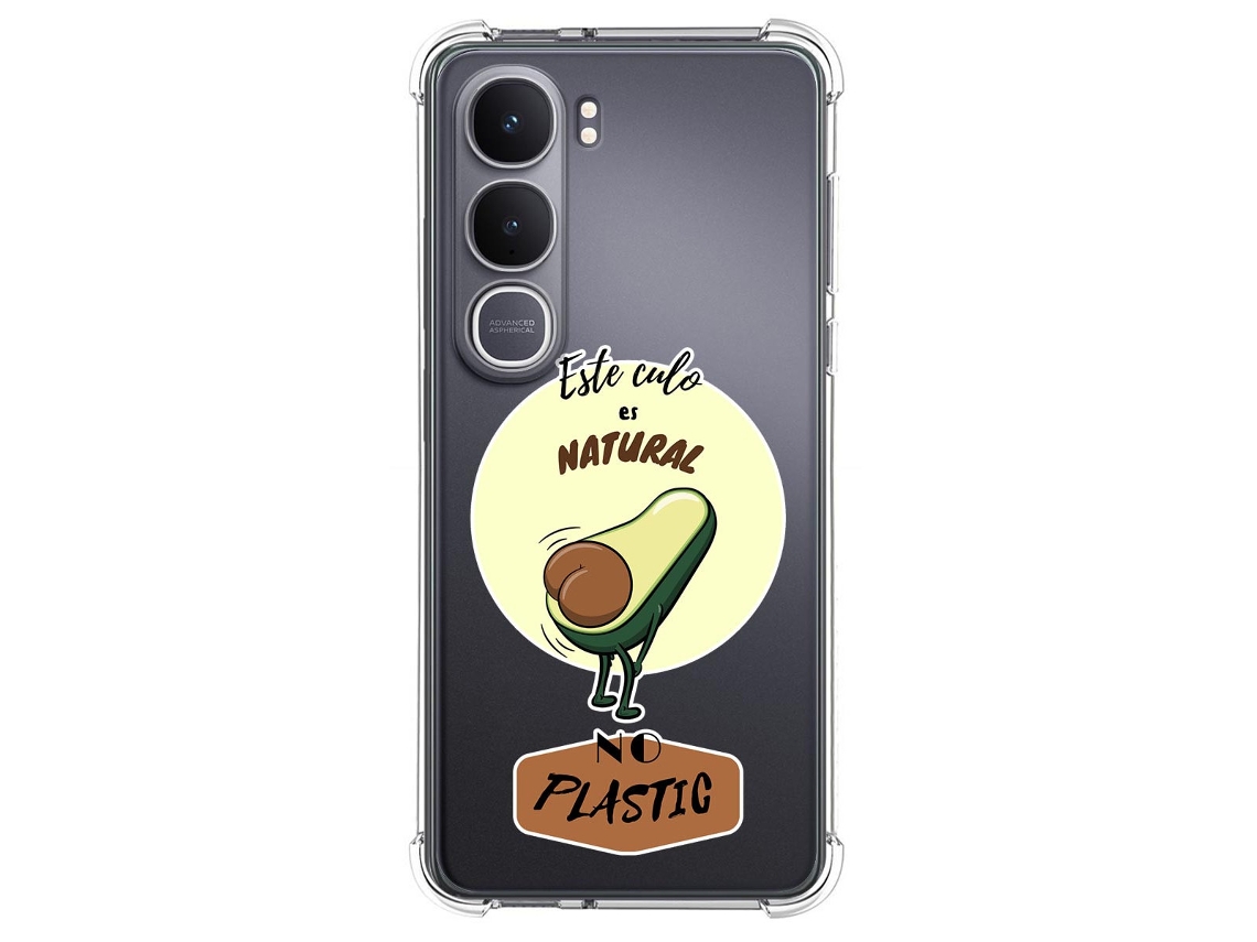 Capa Tumundosmartphone De Silicone À Prova De Choque Para Vivo Y31 5g / Y21d Com Design De Bumbum Natural