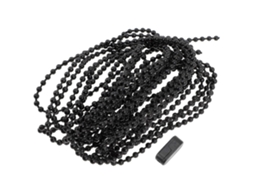 Conjunto De Varão Para Cortina Com Contas, Cordão Para Cortina De Enrolar E Corrente Com Fivela Aquaforge