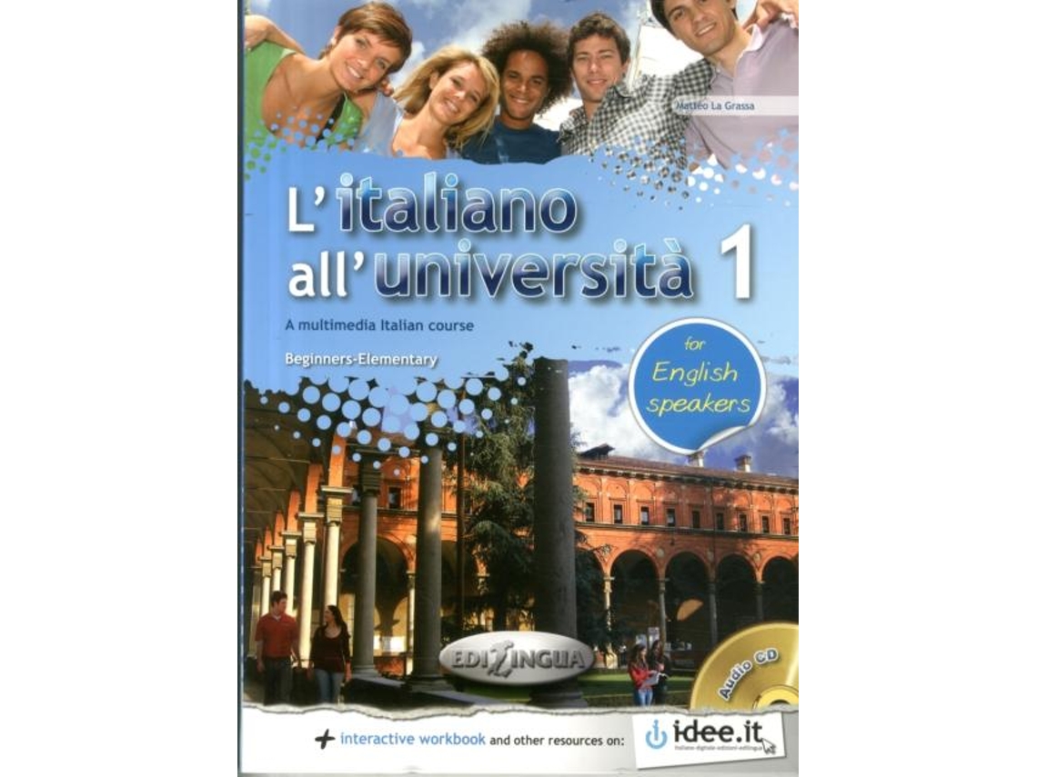 Livro Litaliano alluniversita 1 for English speakers de Matteo La Grassa (Inglês)