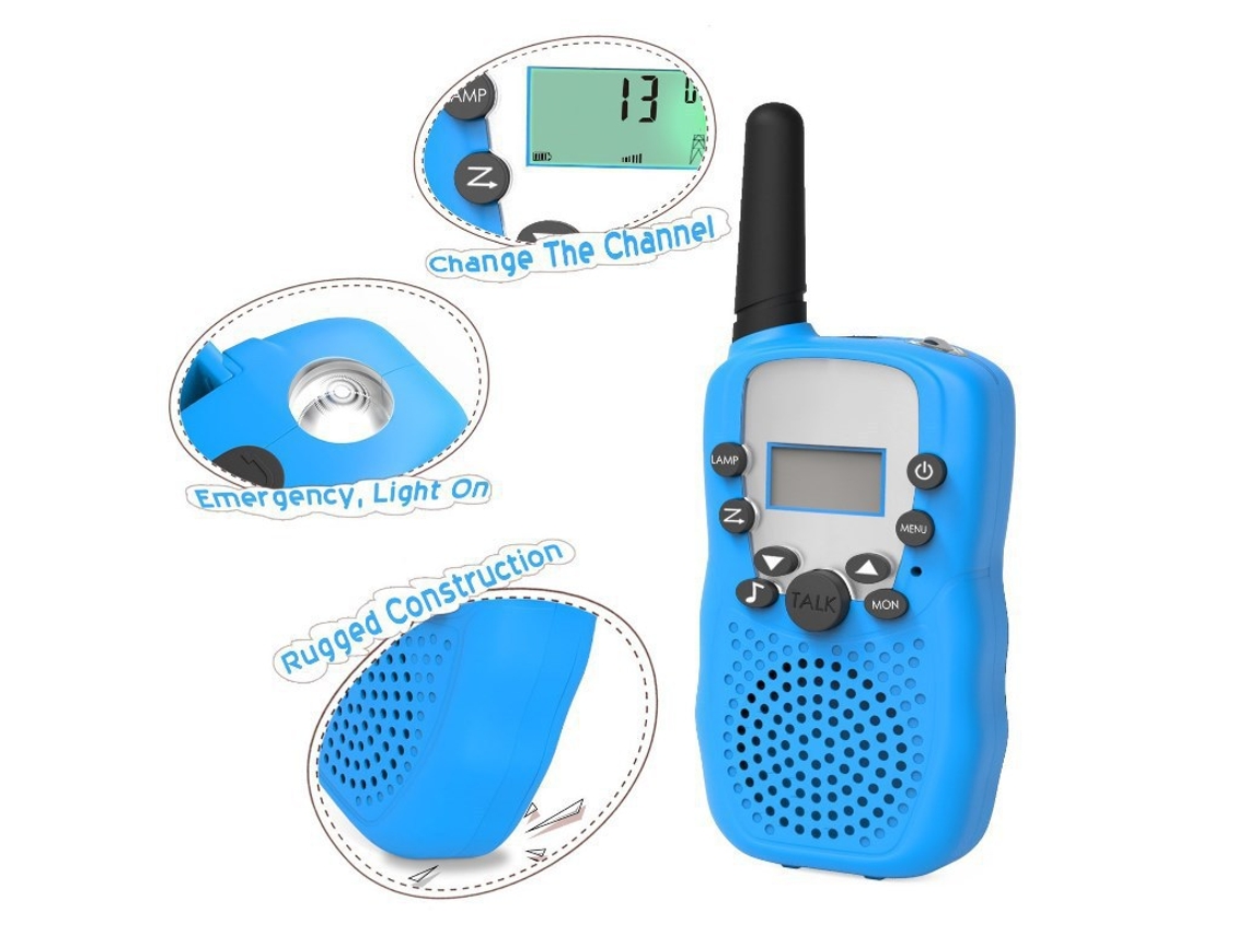 Walkie Talkie Para Crianças, Ideal Para Atividades Ao Ar Livre Entre Pais E Filhos. Brilvibera