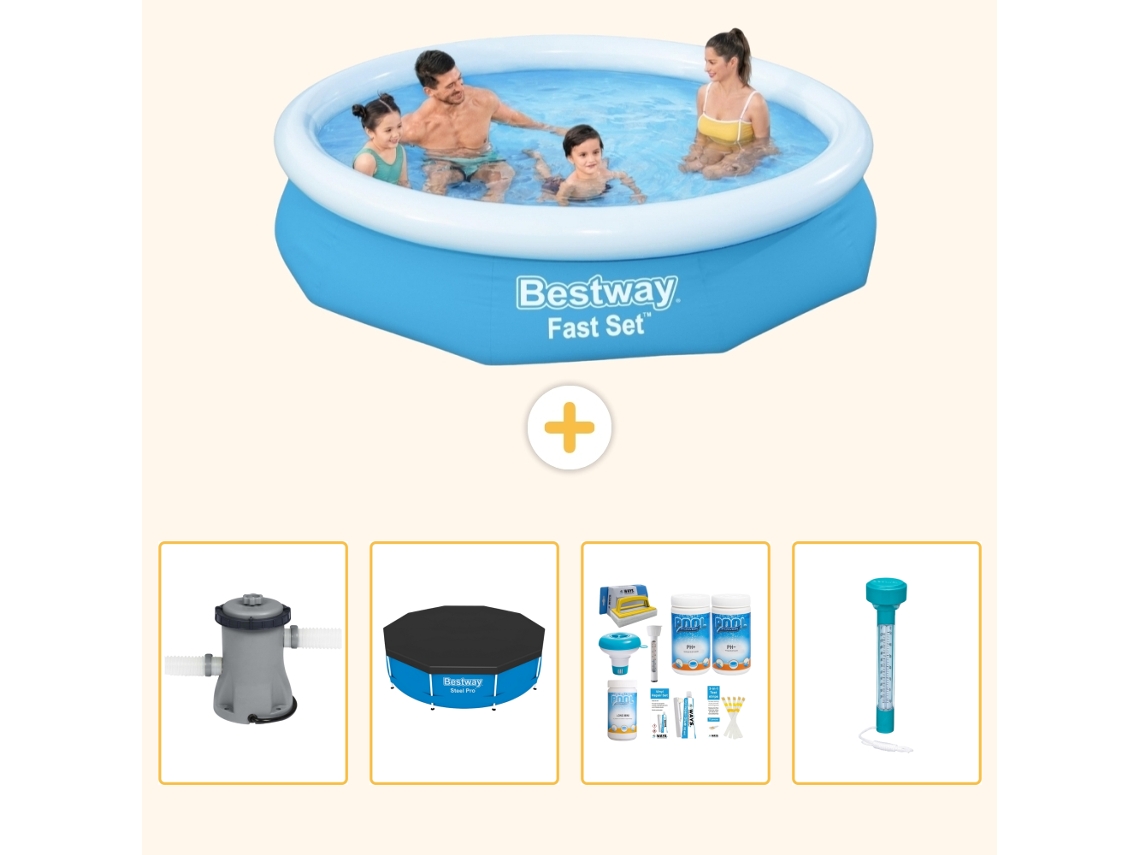Bestway Piscina Bestway Fast Set Redonda - 305x66 Cm - 7-peças S226