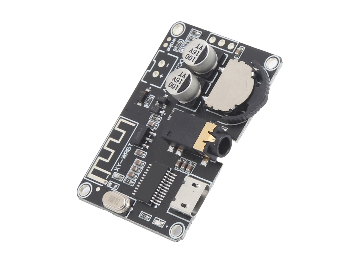 Laxiscreed Placa De Decodificação Bluetooth 5.0 Para Áudio Estéreo Com Amplificador De Altifalante