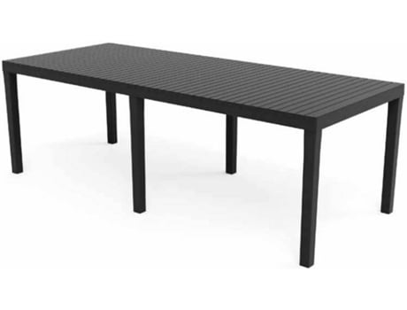 Mesa Extensível IPAE-PROGARDEN Indo (160-220x90 cm - Antracite)