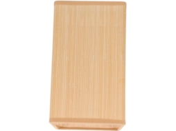 Luminária De Mesa Suspensa Em Bambu Trançado, Formato Cilíndrico Natural, Ideal Para Restaurantes E Hotéis, Fácil De Instalar.