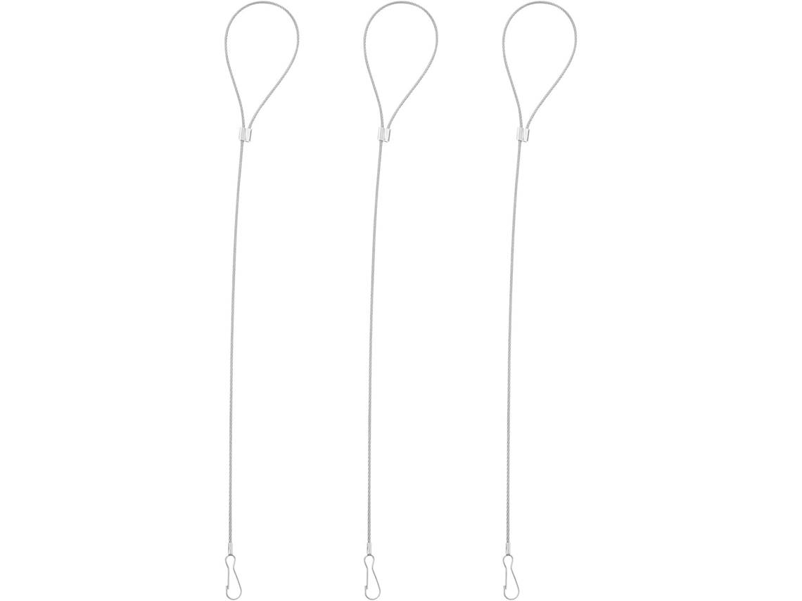 Cabo De Trava Portão Collbath Para Fácil Abertura E Fechamento Com Design Simples, Em Aço Inoxidável, 3 Peças, Fio