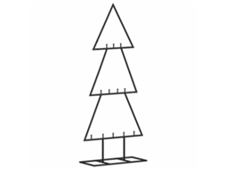 Metal Christmas Tree, Metal Christmas Trees Vidaxl Preto Aço (60 Cm)