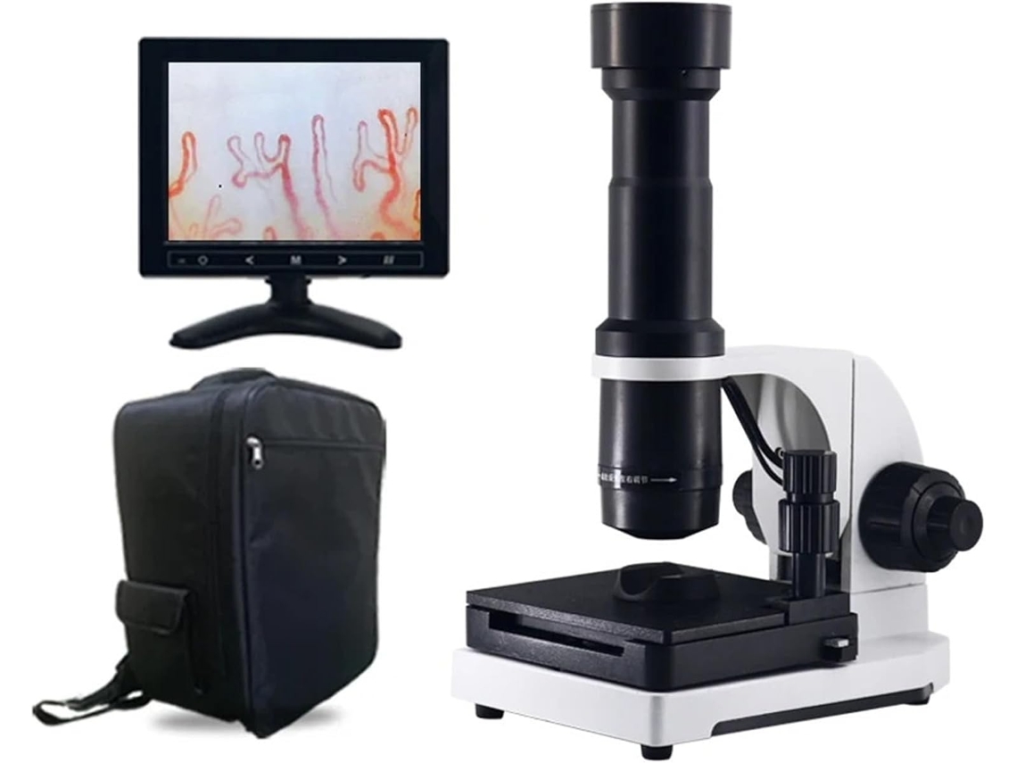 Microscópio Digital Profissional Hd com Tv, Av e Usb, Tela Lcd de 8". SFUSHOS