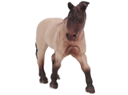 Primerox brinquedo Educativo de Cavalo Modelo Sólido em Plástico Alta Simulação Presente Criança
