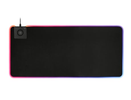 Tapete Rato com Rgb e Carreg. Wireless Xl DELTACO GAMING Gam-092 Preto