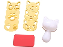 Molde Triangular Para Bolinhos De Arroz Em Formato Gato, Molde Para Sushi/onigiri