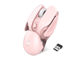 Rato TRUMSEN T37F (Wireless - 1600dpi - Rosa)