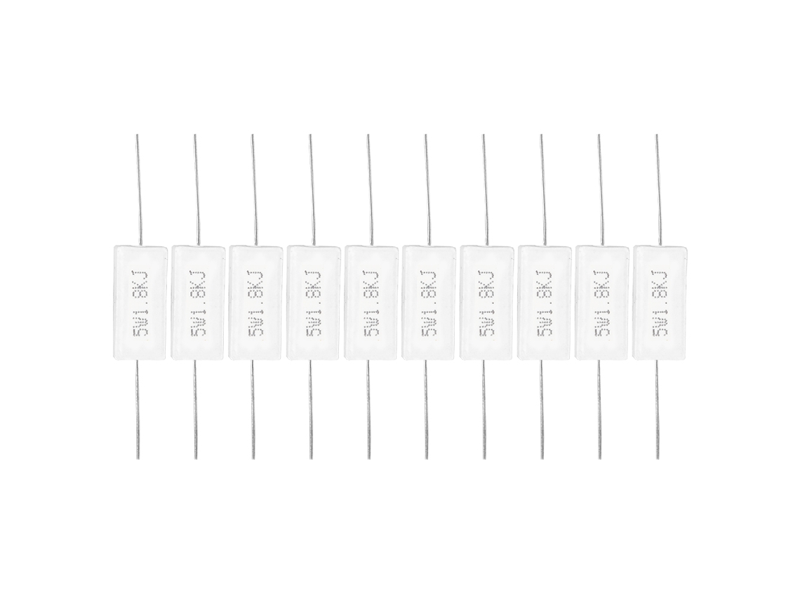 Conjunto de 10 Resistores de Cimento Potência 5w 1.8kr Precisão ±5%
