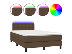 Box Spring Bed, Box Spring Beds Vidaxl Marrom Tecido (120 X 200 Cm)