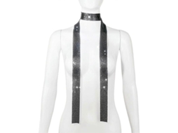 2026 bufanda Collar de Lentejuelas de Aluminio Ligero Diseño Brillante Unisex para Decoración