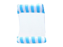 Colchão Inflável Dobrável Para Piscina, Azul