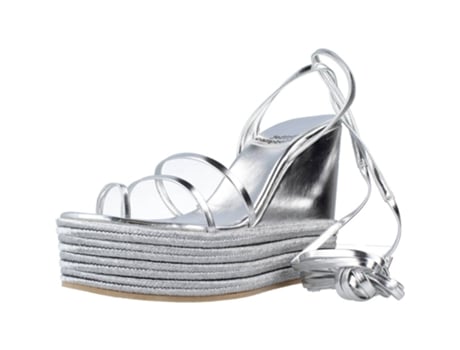 Sapatos de Mulher JEFFREY CAMPBELL Layered Prateado (40)