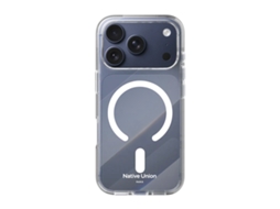 Native Union Capa Para Iphone 17 Pro Compatível Com Magsafe Modelo Reclear Transparente