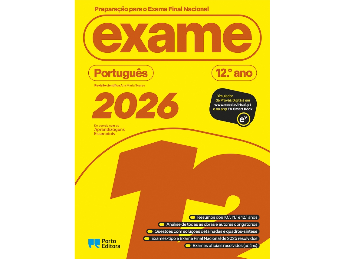 Preparação Para O Exame Final Nacional 2026 - Português - 12.º Ano