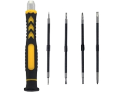 Conjunto De 5 Chaves Fenda (fenda E Phillips) Para Reparo Celulares