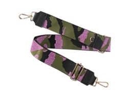 Acessório Para Celular - Alça De Ombro - Estampa Camuflada Brilhante - Camuflagem Com Glitter - Preto - Unissex