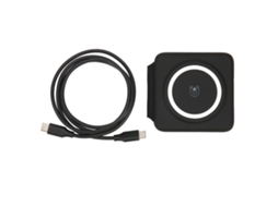 Cargador Inalámbrico Plegable 3 en 1, Estación de Carga Rápida de 15 W para iPhone, Galaxy y Apple Watch SE (Negro) | S/MARCA