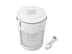 Ar Condicionado Usb Mesa com Ventilador e Timer 8h