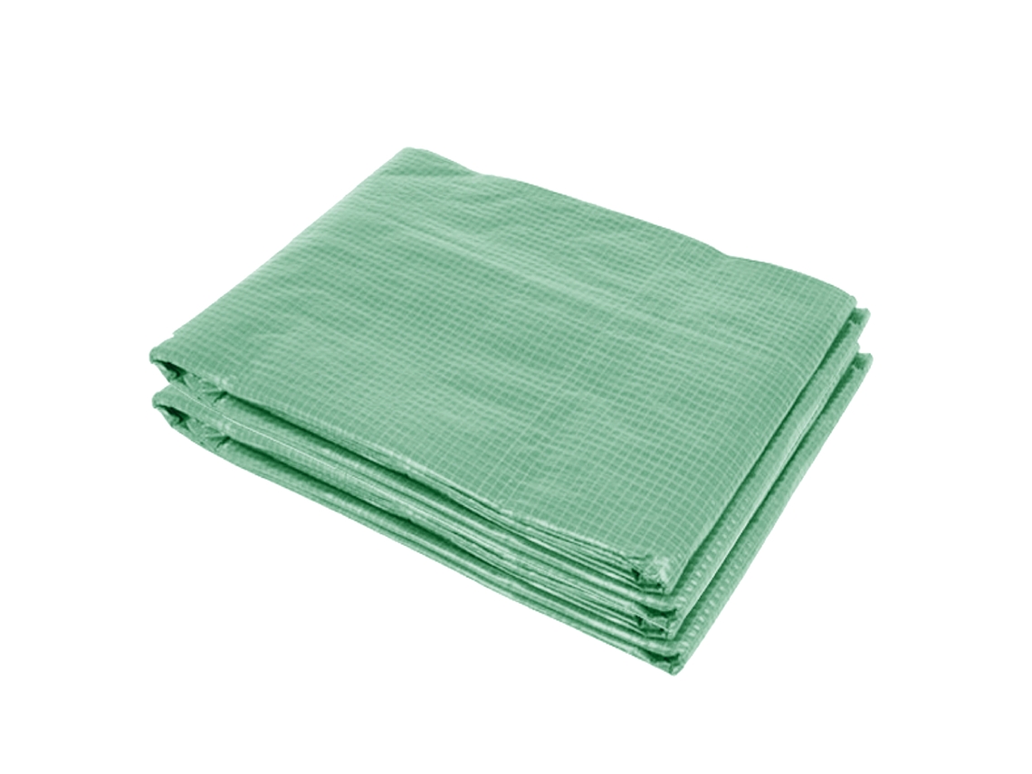 Cobertura Túnel 9m² Pe Uv 6 Janelas Zip Verde VELTRIX