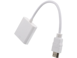 Cabo Conversor De Vídeo Hdtv Para Vga Fácil De Usar, Em Plástico E Cobre.