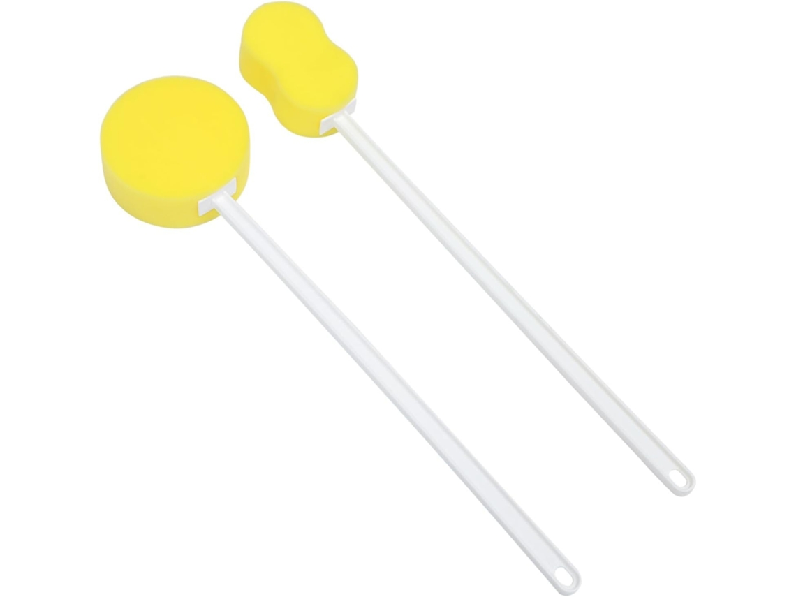 Lurelia Kit De 2 Escovas Esponja De Banho De Cuidado Corporal, Cabo Longo E Massagem Suave, Uso Diário