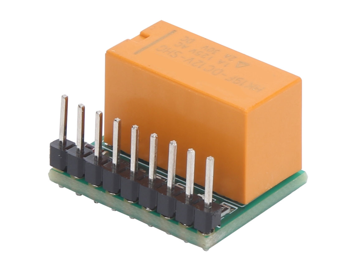 Módulo de Relé Dpdt de Doble Polo Doble Tirador Ultra Pequeño Ajuste Automático Dr21a01 Dc12v