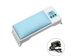 Suporte para braço com suporte para unhas, conjunto de lâmpada UV LED, secador de cabelo e almofada para as mãos GOKOCO