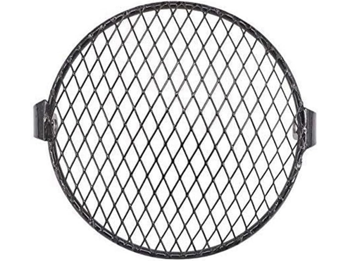 Máscara de Malha Retrô 7 Polegadas para Motocicleta Grade Vintage Material: Metal Garantindo Resistência Ao