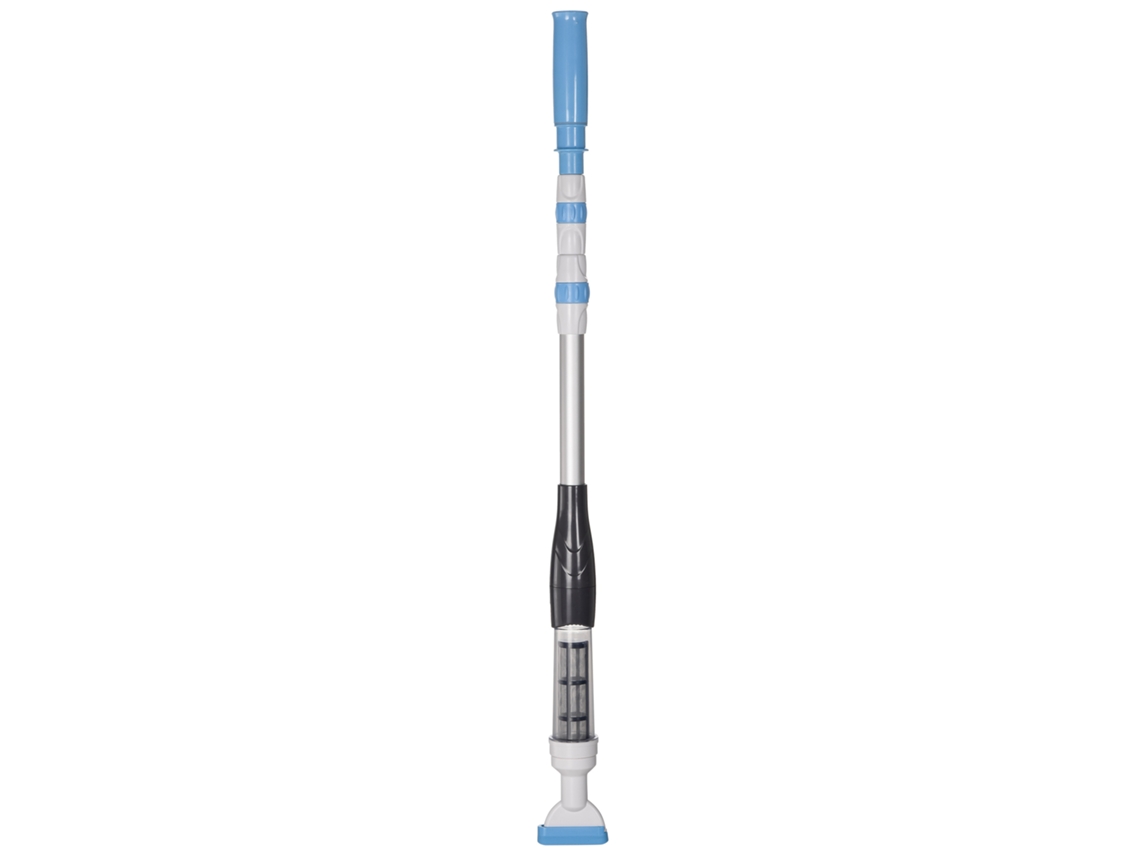 Limpador Elétrico Para Piscinas De Alumínio Aspirador De Manual Com Escova E Poste Telescópico Ø6x162 Cm Multicor