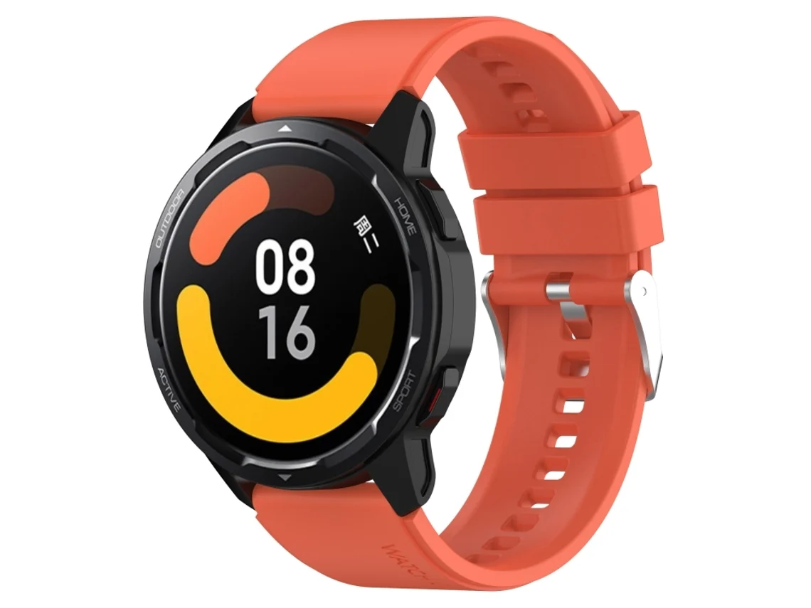 Bracelete Silicone com Cabeça Saliente e Fivela Orange para Samsung Galaxy Watch Active 40mm XIAOMOYU
