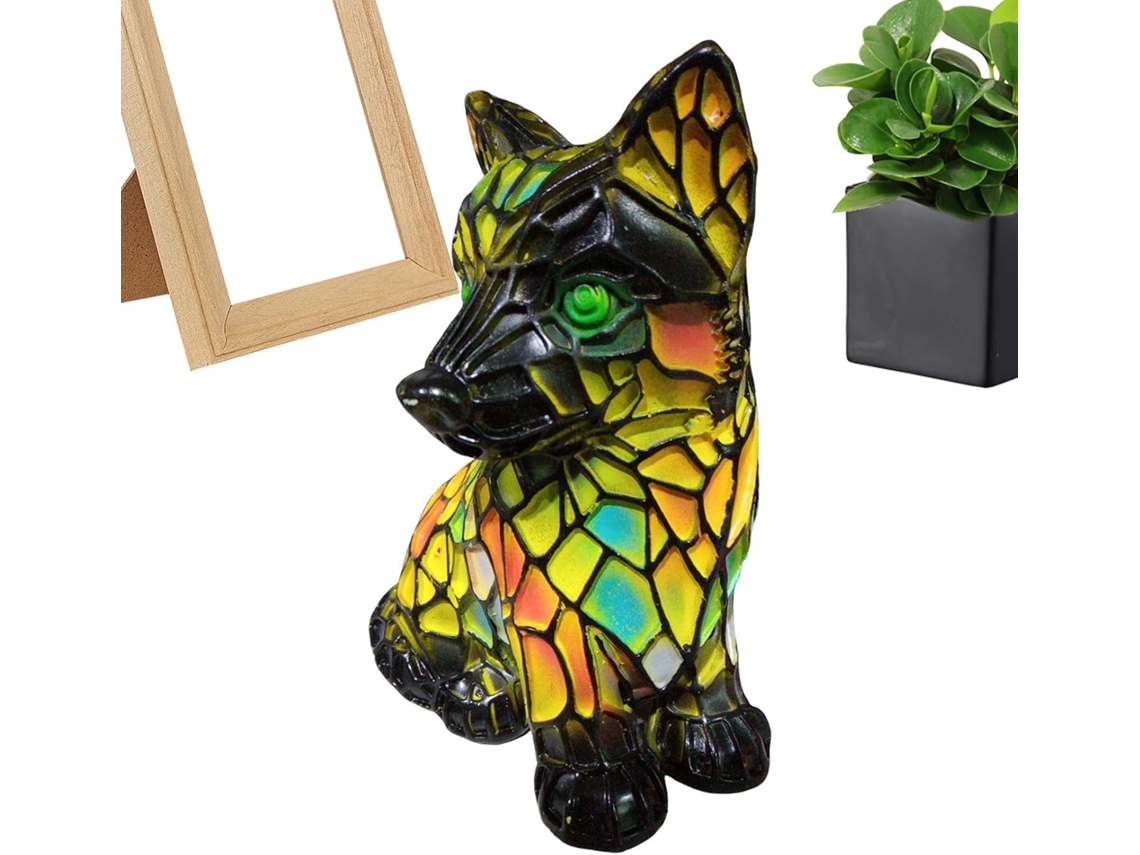 Arte Com Tema De Cachorro, Luminária De Cachorro Pequeno