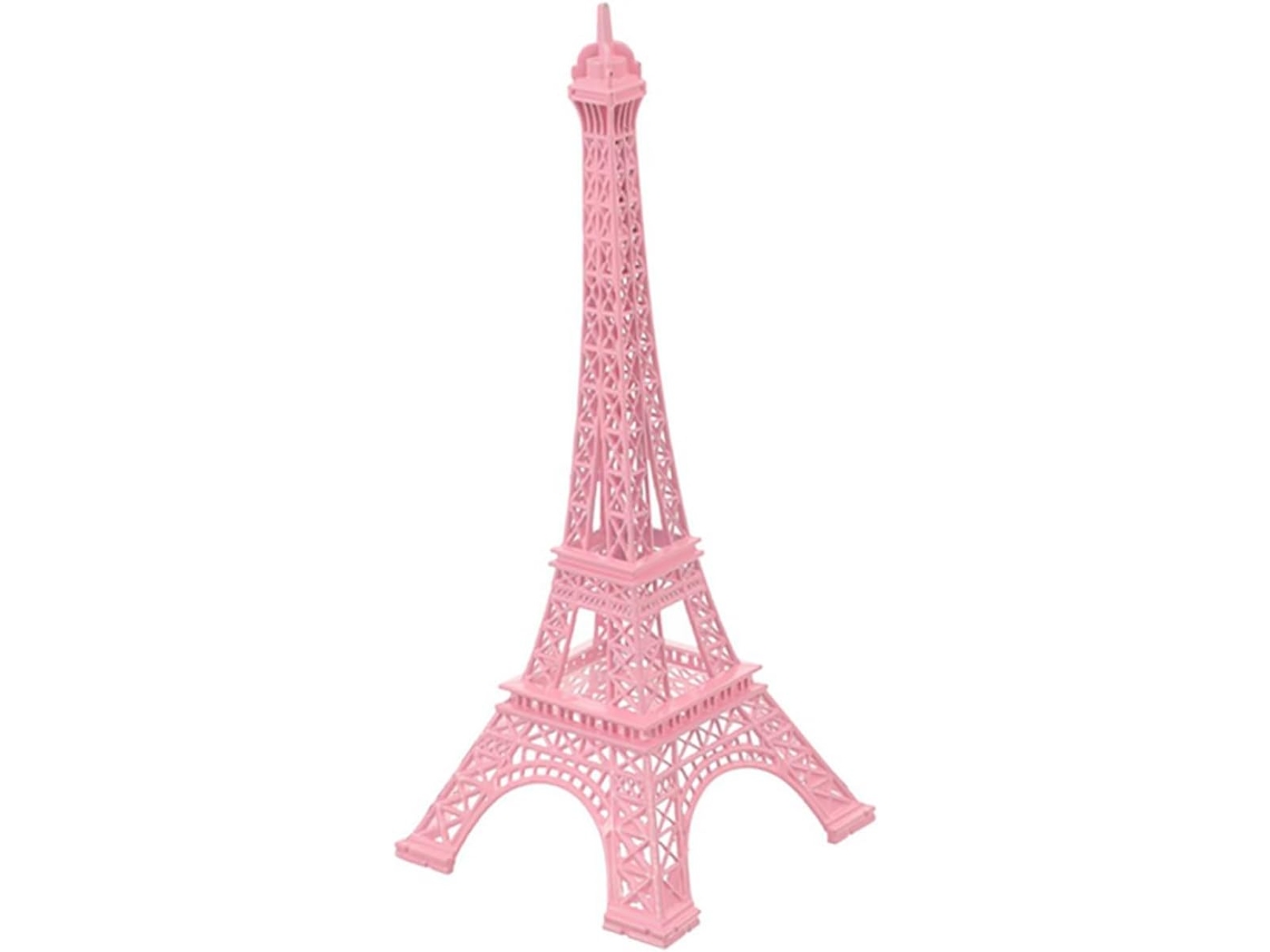 Modelo decorativo da Torre Eiffel de 25 cm em liga metálica, estatueta artística europeia.